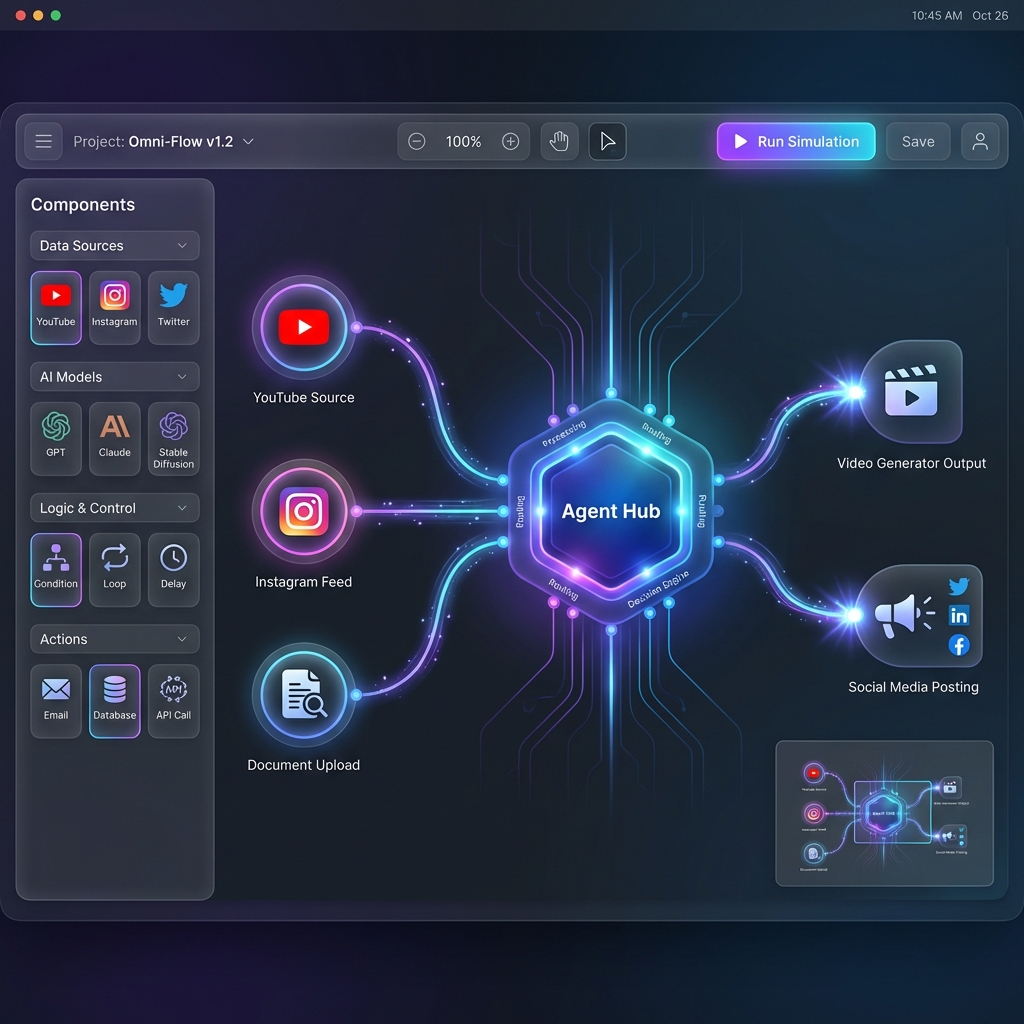 AgentFlow - Visual AI Agent Builder
