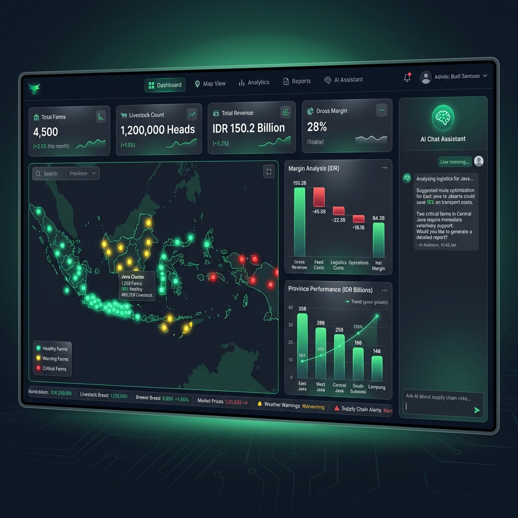 Indonesia Livestock Operations Dashboard